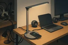 Как выбрать умную LED настольную лампу с USB-портом, беспроводной зарядкой и регулировкой яркости для рабочего стола